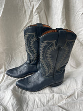Navy Vintage Cowboy Boots - 38