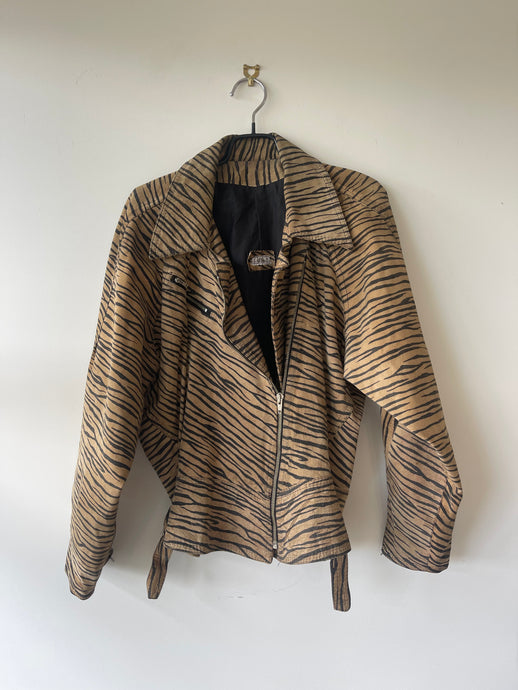 Vintage Zebra Jacket - Pellini - Small