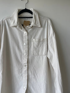 Marle White Denim Shirt - 10
